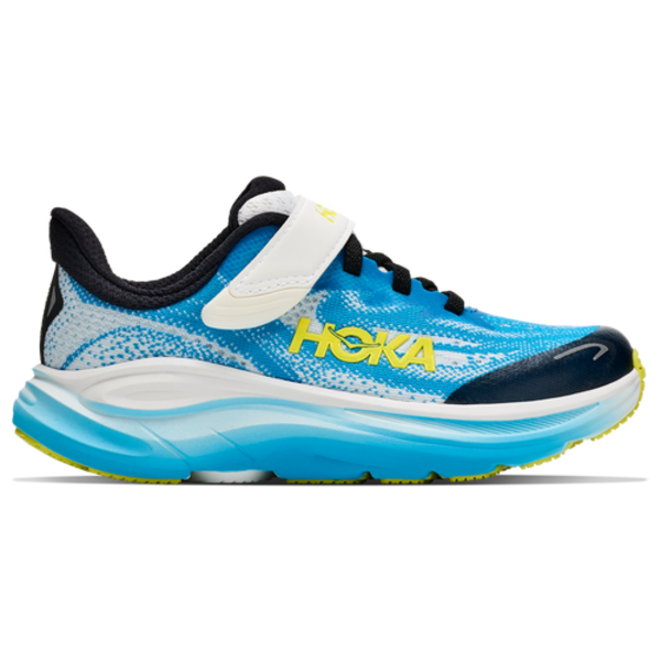 HOKA Boys' Preschool Clifton 10 Running Shoe, Size 3.0 - Blue/Multi