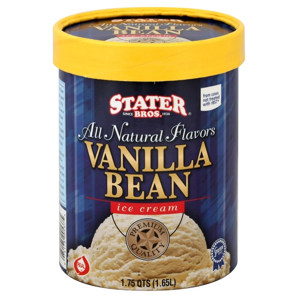 Stater Bros Vanilla Bean Ice Cream (1.75 qt) from Stater Bros. Instacart