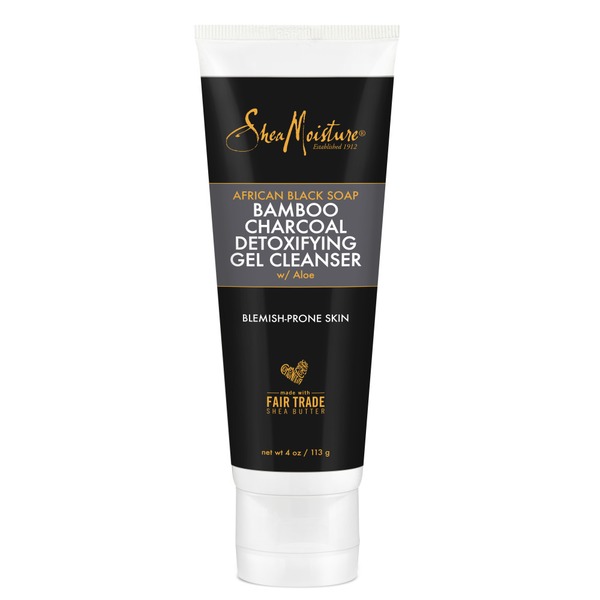 shea moisture bamboo charcoal face wash