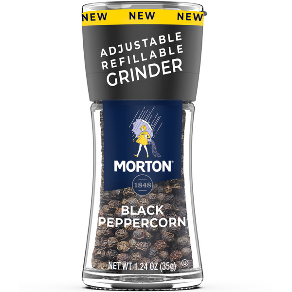 Morton Black Peppercorn Grinder