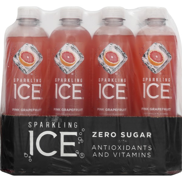 Sparkling ICE Sparkling Water, Zero Sugar, Pink Grapefruit (17 oz