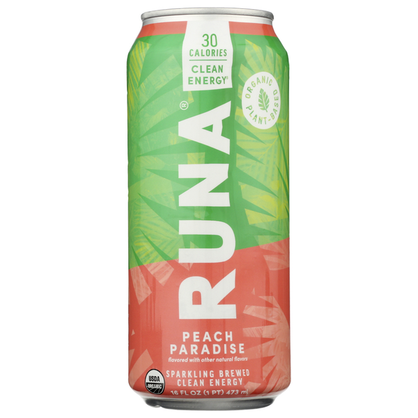 シャンプー Runa Runa Organic Clean Energy Drink, Peach Same-Day Delivery or Pickup