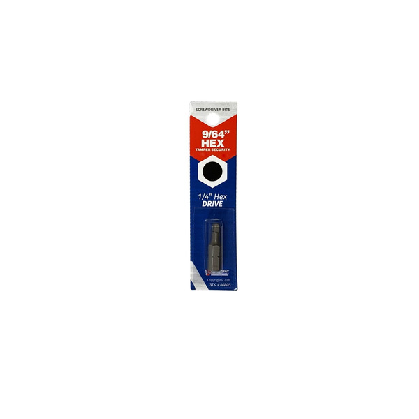 Best Way Tools 9/64" Hex Security Bit