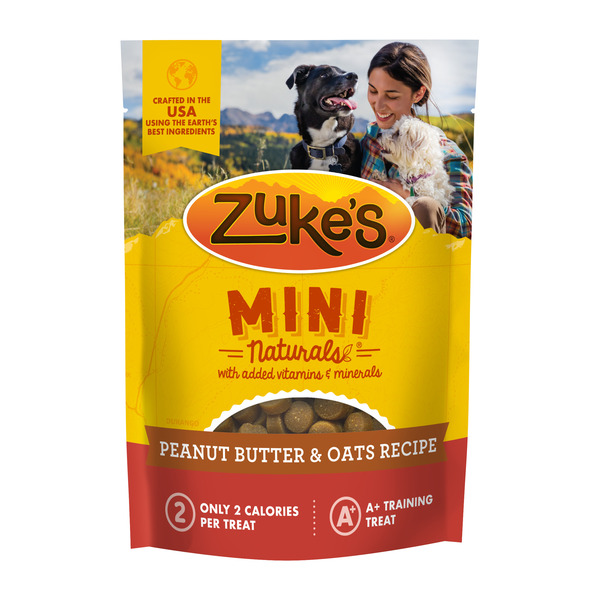 Zuke's Zuke’s Mini Naturals Dog Training Treats for Dogs of All Sizes, Pet Treats made with Real Peanut Butter