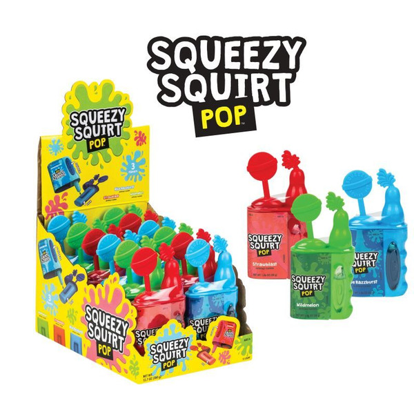 Squeezy Squirt Pop - 12ct