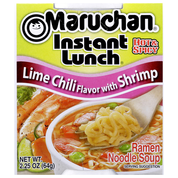 Maruchan Instant Lunch Ramen Noodles, Lime Chili Shrimp Flavor