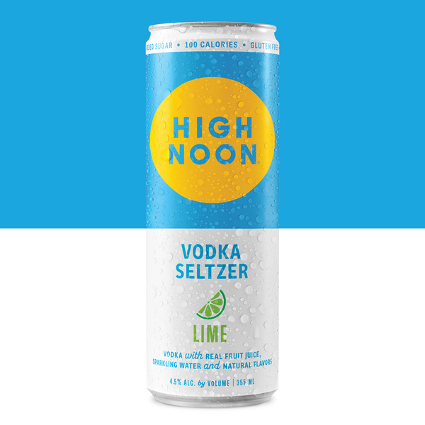 High Noon Lime Vodka Hard Seltzer Single Serve Same-Day Delivery