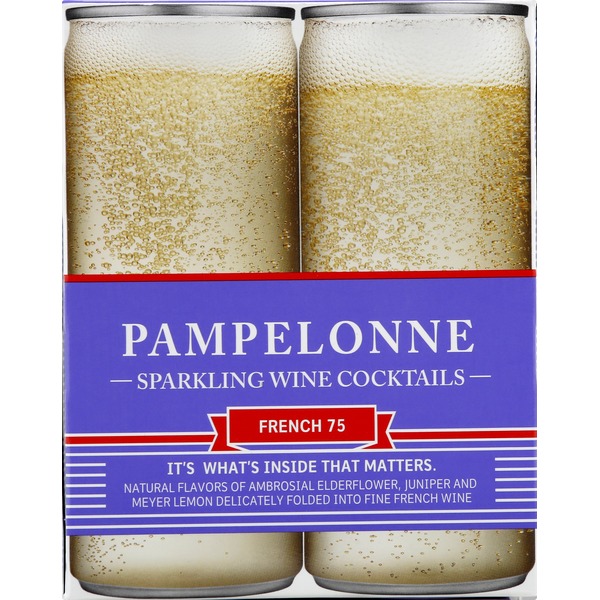 Pampelonne Sparkling Wine Cocktails, French 75 (250 ml) Instacart