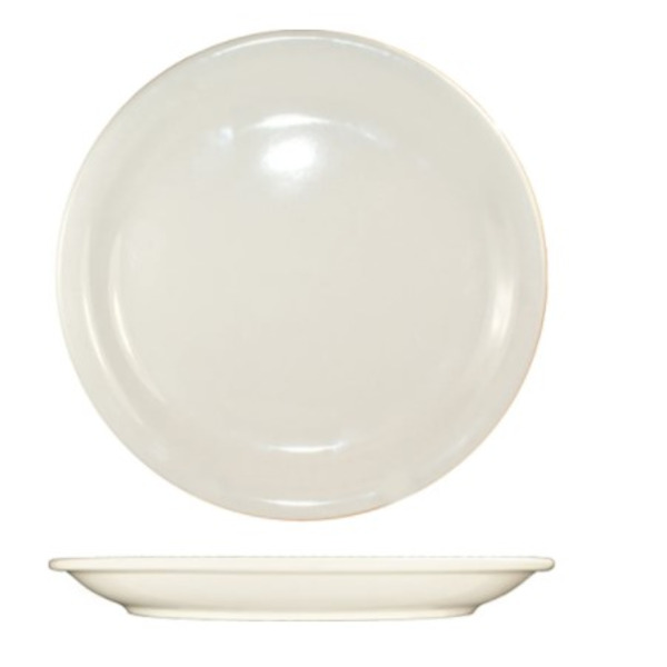 International Tableware  - 9.75" White Narrow Rim Plate - 1 Dz