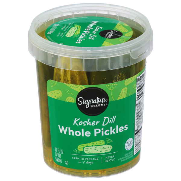 Signature SELECT Whole Pickles, Kosher DIll