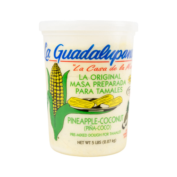 La Guadalupana Pre-Mixed Masa for Tamales, Sugar, Pineapple Same