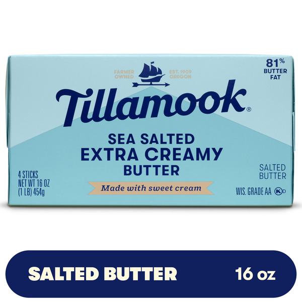 Tillamook Extra Creamy Salted Butter, 4oz