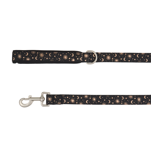 Top Paw Celestial Dog Collar, Large - Black