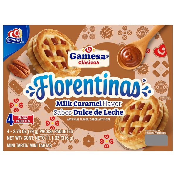 Gamesa Milk Caramel Flavor Mini Tarts
