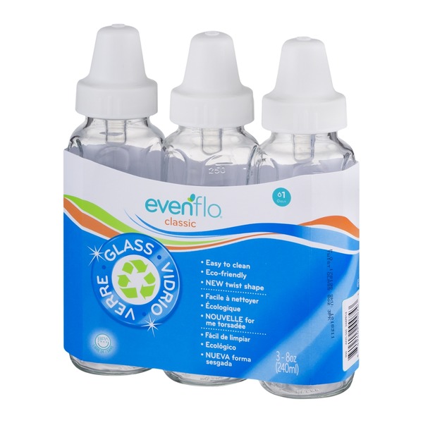 Evenflo Classic Glass Bottles 0m+ - 3 CT Same-Day Delivery or Pickup | Tops  Markets