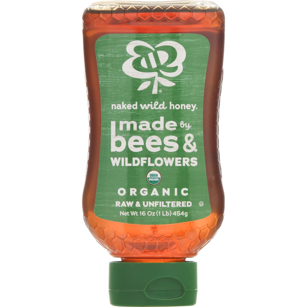 Naked Wild Honey Honey, Organic, Raw & Unfiltered Same-Day