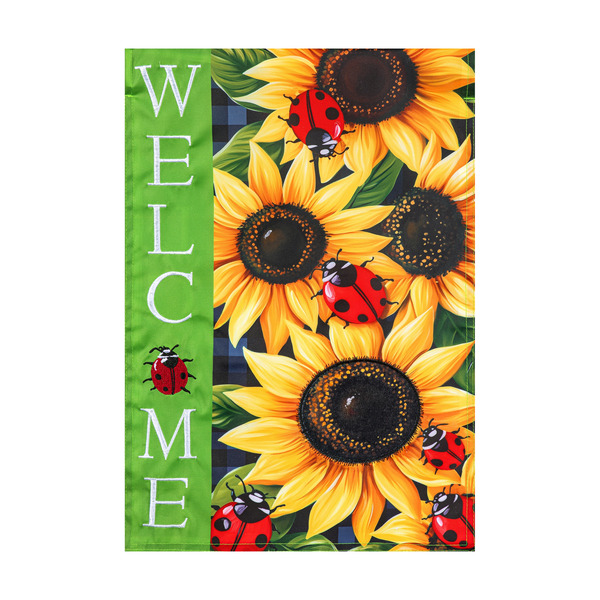 Style Selections 1-ft W x 1.5-ft H Spring Garden flag