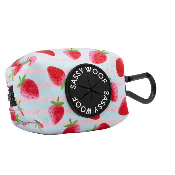 Sassy Woof Dog Waste Bag Holder - I Woof You Berry Much