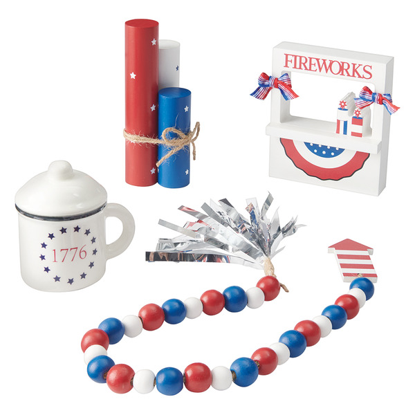 KIRKTON HOUSE Americana Tray Objects Collection - Fireworks Same