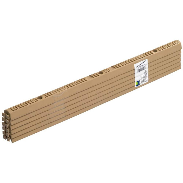 Suntuf 24 In. Universal Vertical Plastic Roof Closure Strips (6-pack)