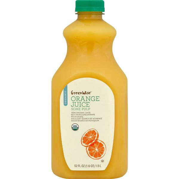 GreenWise Orange Juice, Organic, Some Pulp Same-Day Delivery or