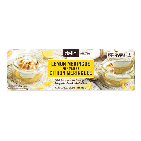 Delci Lemon Meringue Pie 6 x 80g