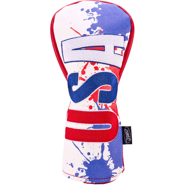 CMC Design USA Paintball Hybrid Headcover - Red/White/Blue