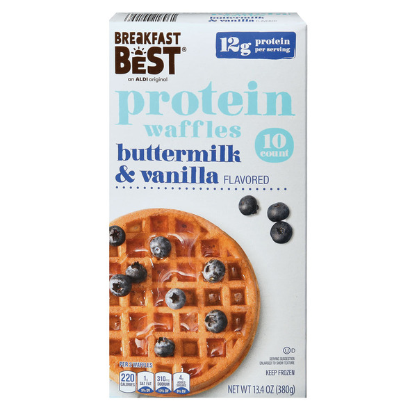 Breakfast Best Buttermilk & Vanilla Protein Waffles