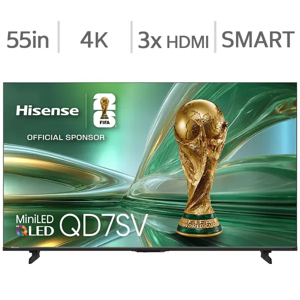Hisense 55QD7SV 4K UHD QLED Mini-LED TV