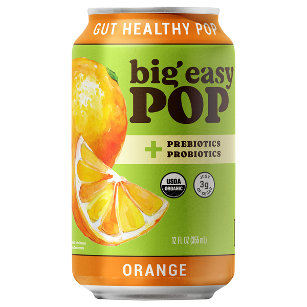 Big Easy Pop Orange Sparkling Drink Same-Day Delivery or Pickup