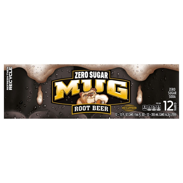 Mug Mug Zero Sugar Soda Root Beer Can Same-Day Delivery or Pickup