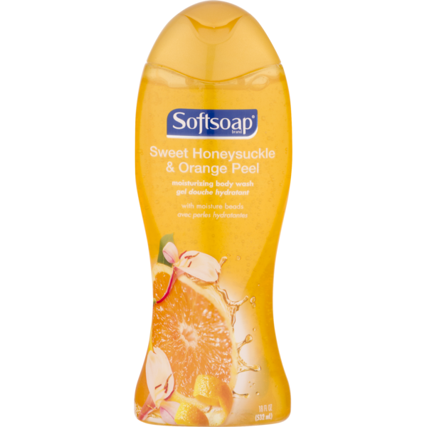 Softsoap Moisturizing Body Wash Sweet Honeysuckle & Orange Peel (18 fl