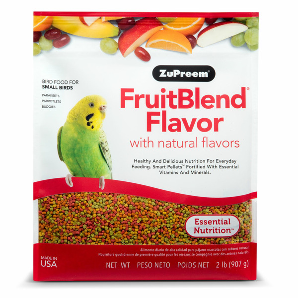 ZuPreem Pure Fun Fruit Blend Bird Diet For Small Birds