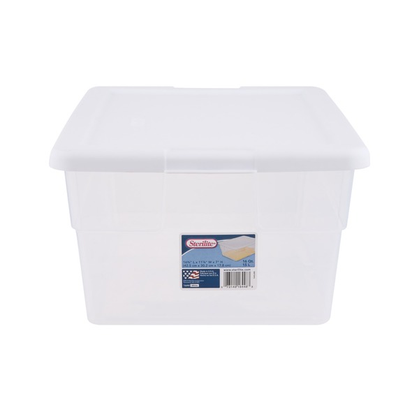 Sterilite 16 Qt Storage Bin 1 Ct Instacart