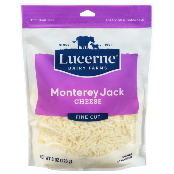 Lucerne Fine Cut Monterey Jack Cheese