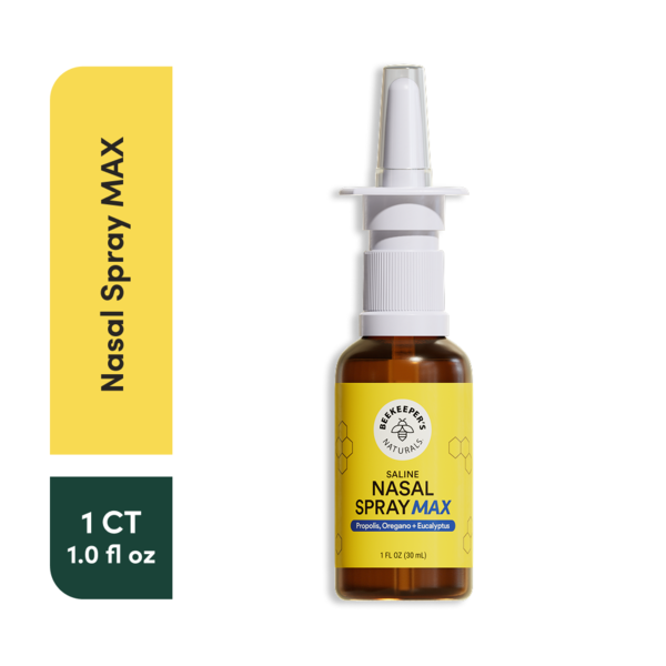 Beekeeper's Naturals Nasal Spray Max, Non Habit Forming Same-Day