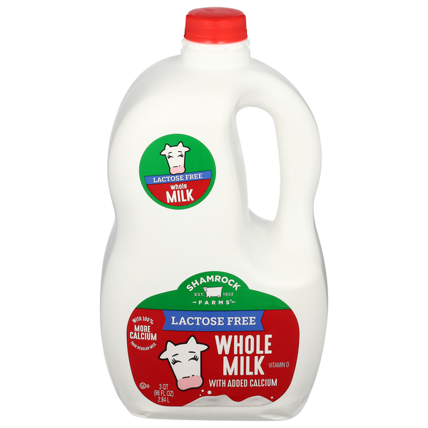 Shamrock Farms Whole Milk, Lactose Free Same-Day Delivery or