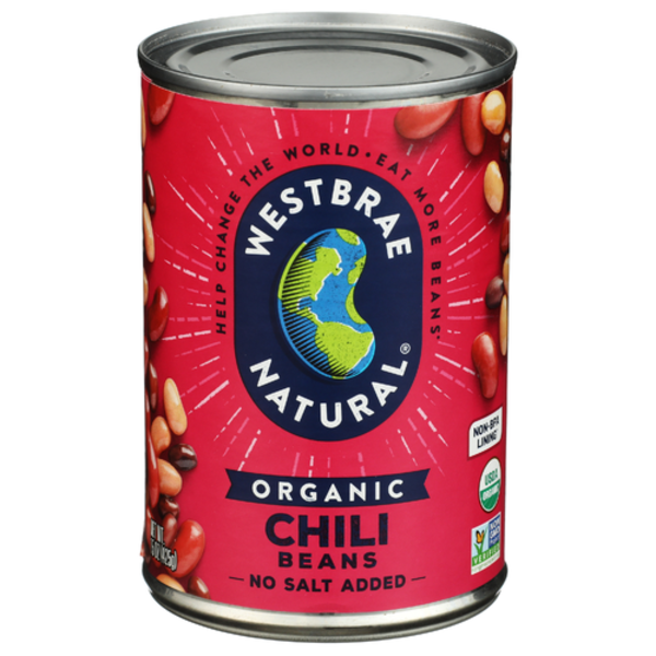 Westbrae Organic No Salt Added Chili Beans
