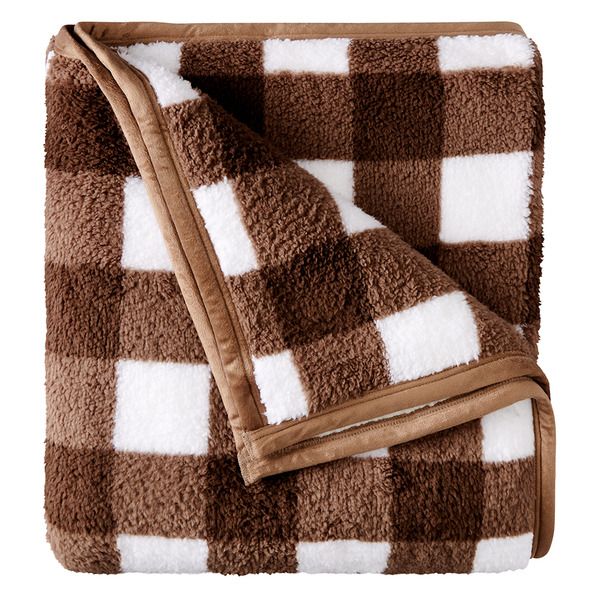 ALDI Huntington Home 60" x 70" Blue Feather Soft Throw SameDay