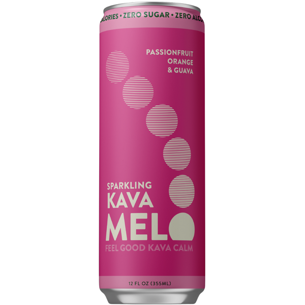 Melo Sparkling Kava Passionfruit, Orange & Guava Same-Day Delivery