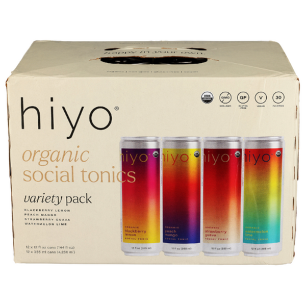 Hiyo Variety Pack, Organic Social Tonic Same-Day Delivery or