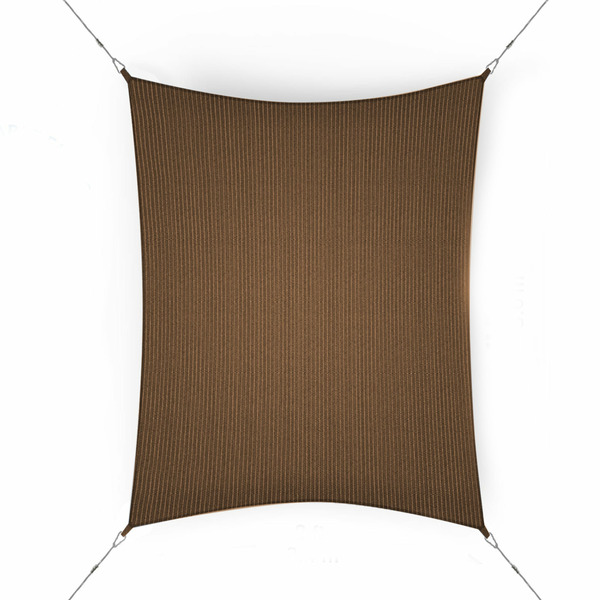 Coolaroo Ready to Hang Shade Sail 8-ft x 11-ft Mocha Shade sail