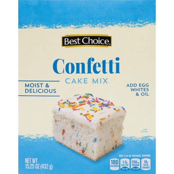 Best Choice Confetti Cake Mix Same-Day Delivery or Pickup | Harps