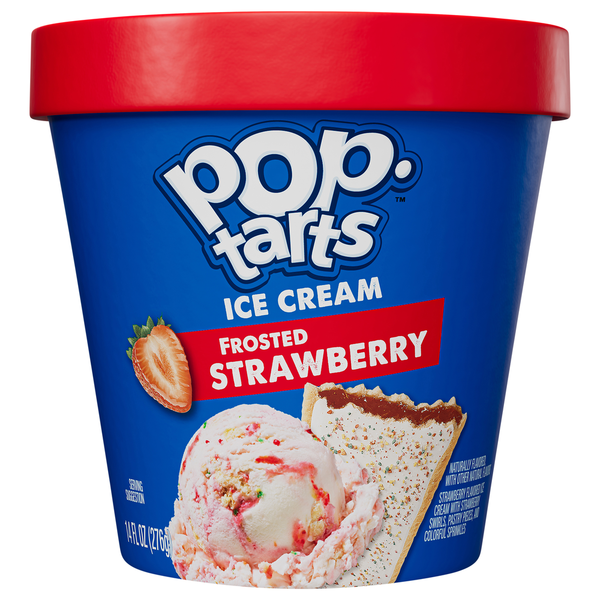 Kellogg's Pop-Tarts Frosted Strawberry Ice Cream