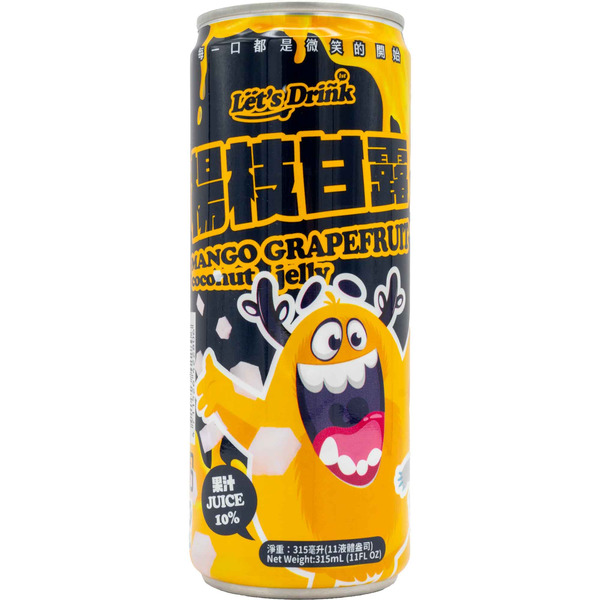 Let's Drink Mango Grapefruit Coconut Jelly