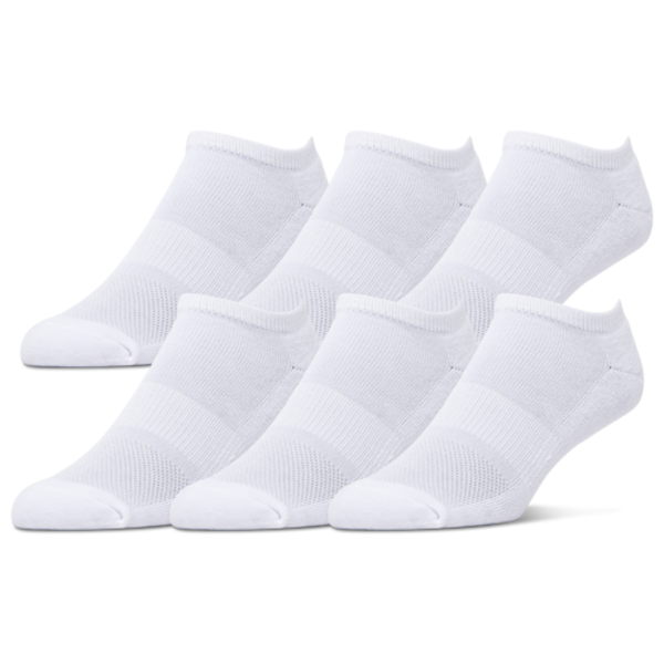 CSG Women's No Show Socks, L - White