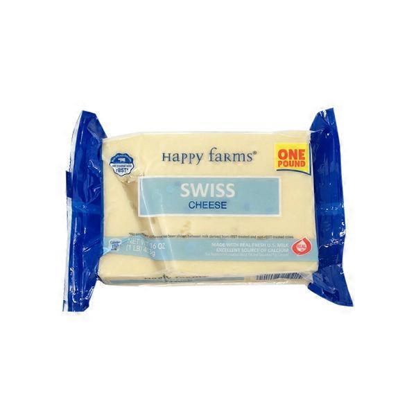 Happy Farms Swiss Cheese Block (16 oz) Instacart