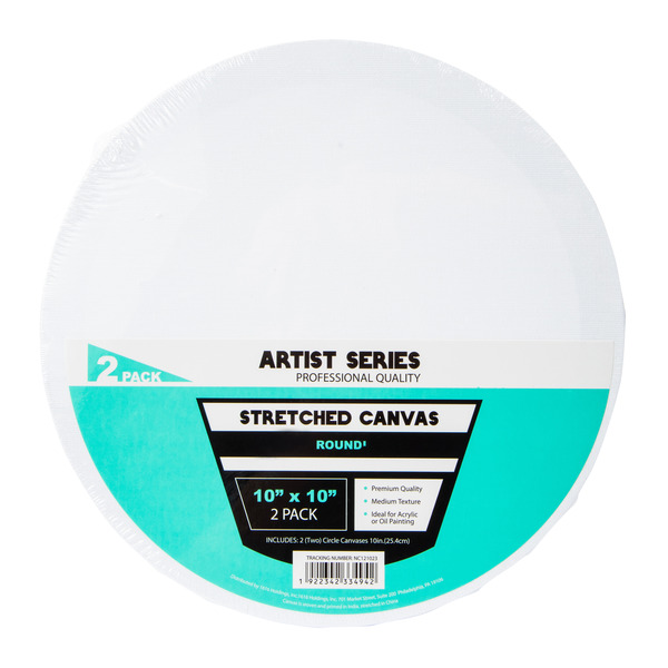 Five Below Five Below Round Stretched Canvas, 10 X 10 Inch Same-Day ...