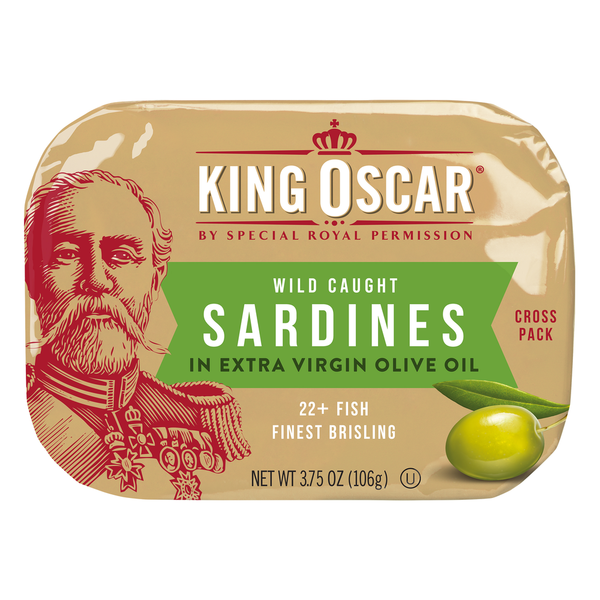 King Oscar Sardines 2-Layer in Extra Virgin Olive Oil Cross Pack
