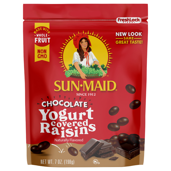 Sun-Maid Chocolate Yogurt Covered Raisins Same-Day Delivery or